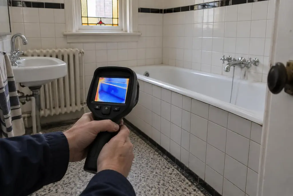 Lekdetectie Elspeet – onderzoek in een badkamer van een oudere woning